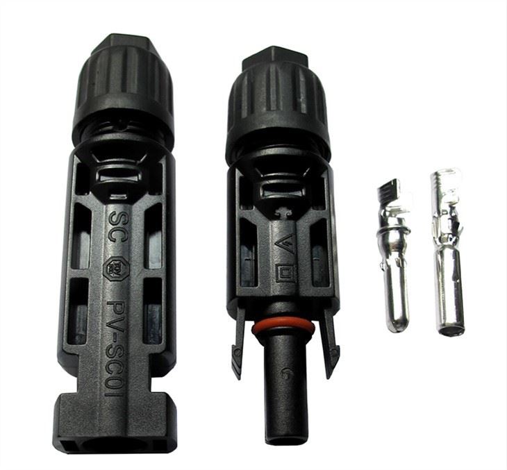 Solar Panel Connector With 4mm Wire