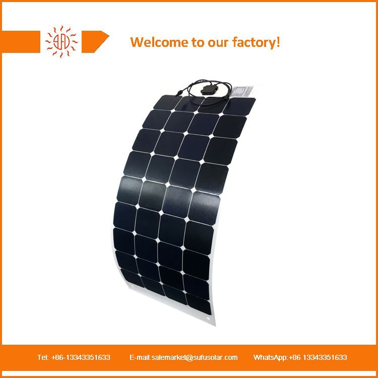 Flexible ETFE Foldable Sunpower Solar Panel Light Portable /Hand-Held High Power Outdoor Solar Panel for Travel&Boat Solar Charger Bag