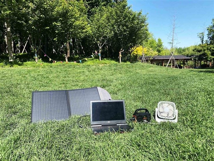 60w Folding Solar Panel USB DC Output